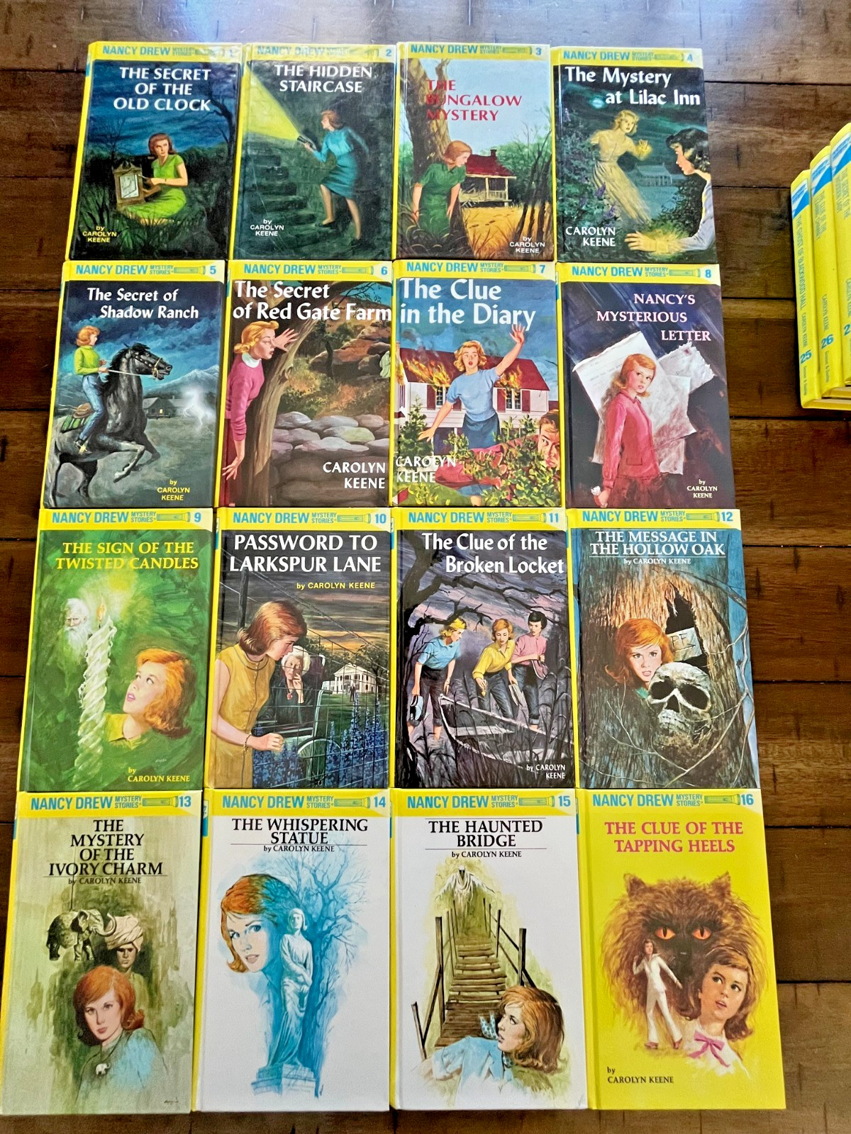 Complete Nancy Drew Flashlight Hard Cover Book Set 1-56