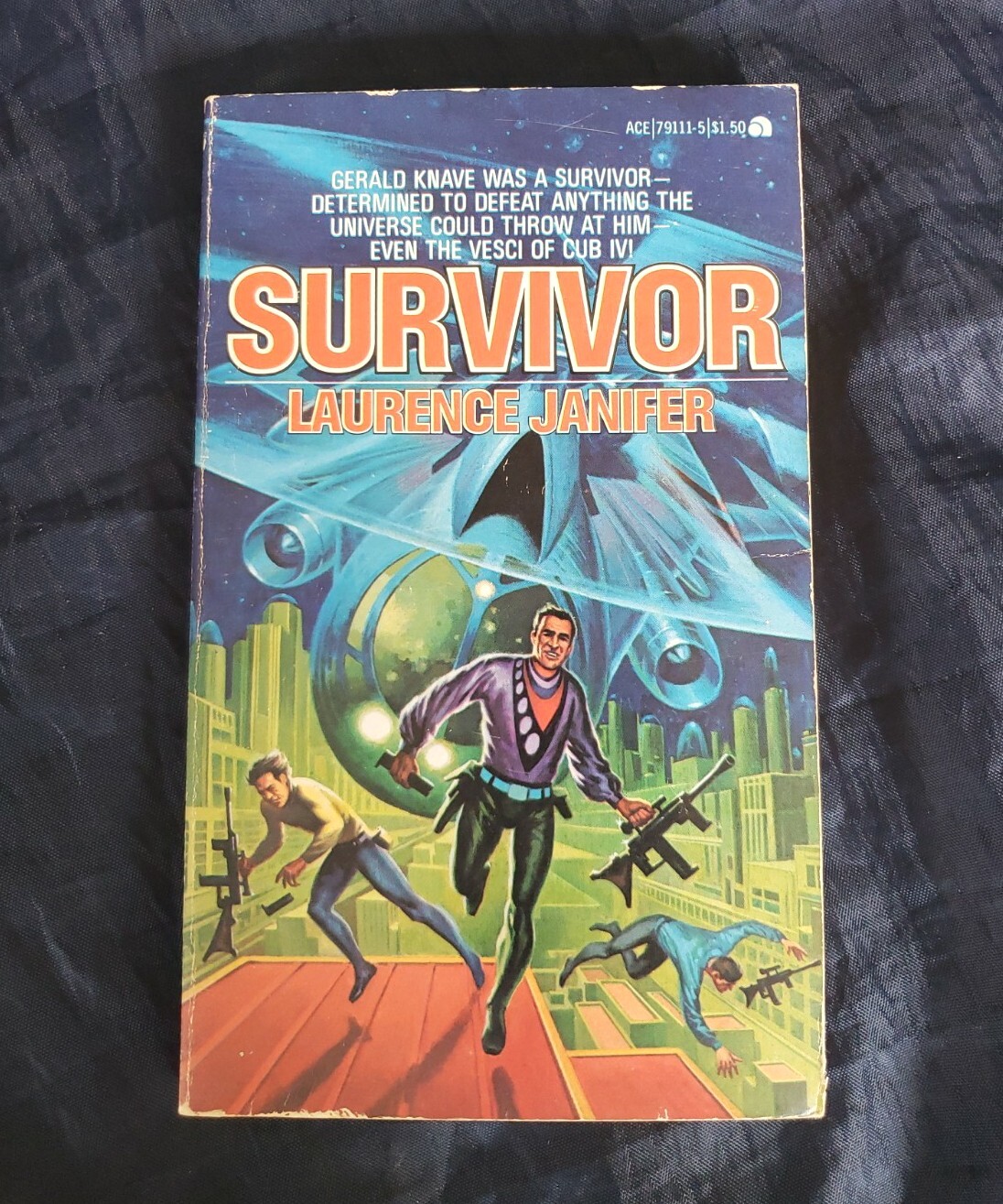 Survivor Laurence Janifer Vintage 1977 Sci-Fi Paperback Science Fiction