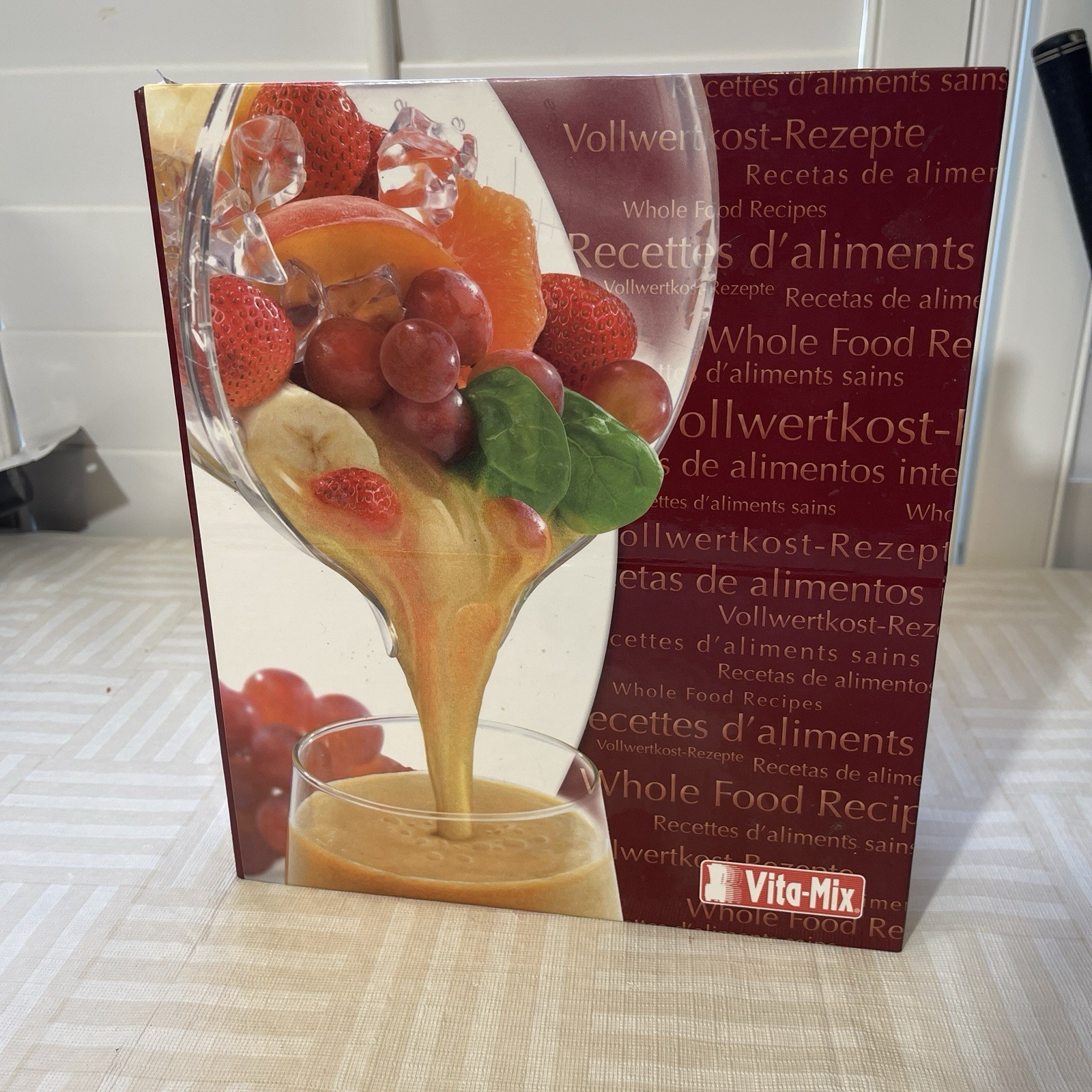 Vita-Mix Owner’s Manual + Cookbook Recipes Instructions Binder