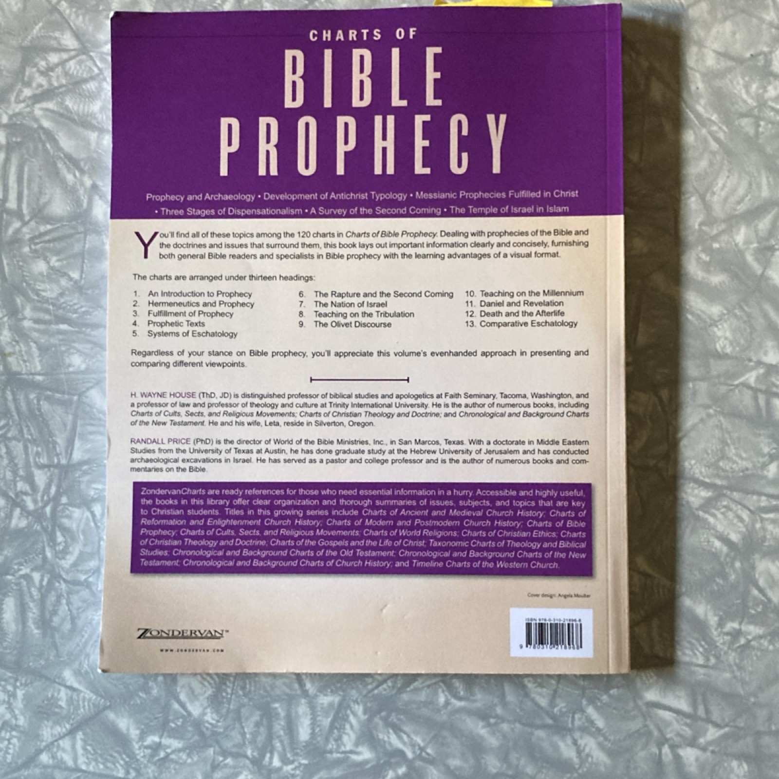 Zondervan Charts of Bible Prophecy by H. Wayne House & Randall Price Paperback