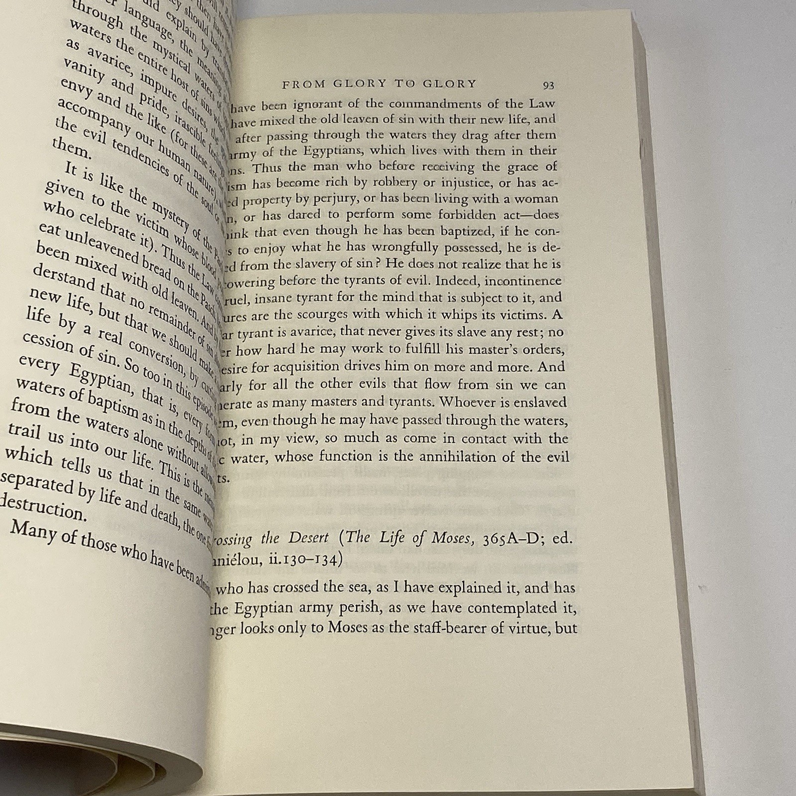 From Glory to Glory : Texts from Gregory of Nyssa’s Mystical Writings by Jean…