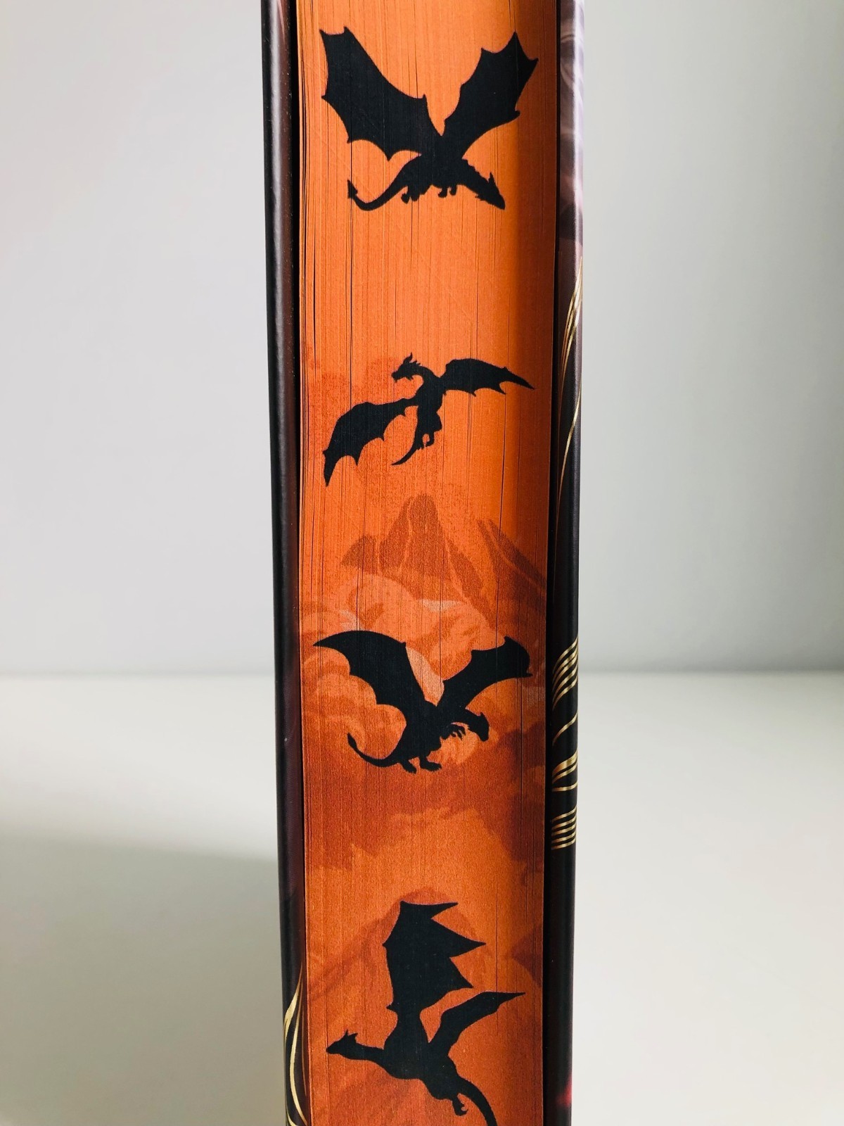 The Ballad of Falling Dragons SIGNED Sarah A. Parker WATERSTONES UK 1/1 Sprayed