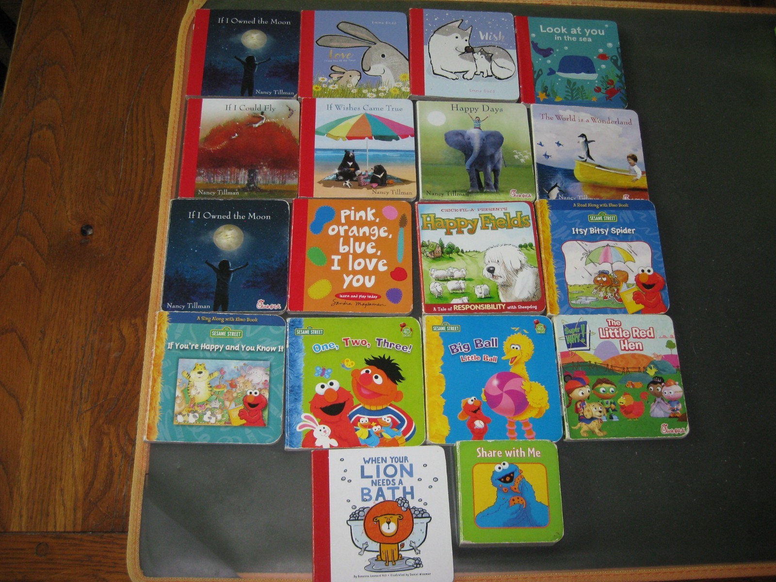 Lot of 18 Chick-Fil-A and Sesame St. Board Books