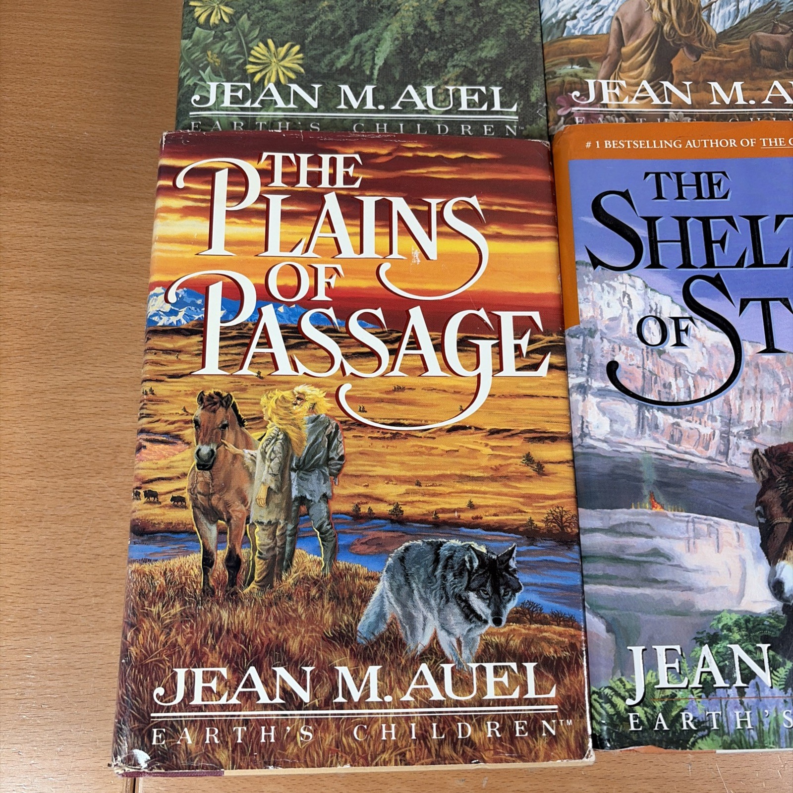 Complete Set Series Lot of 6 Earth’s Children Books by Jean Auel HARDCOVER