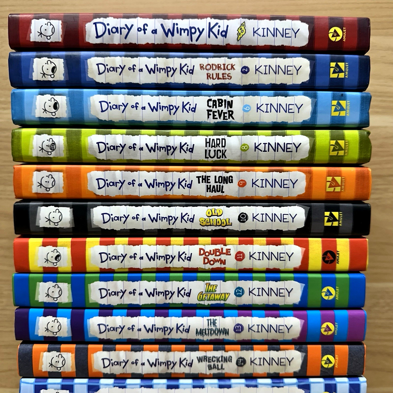 Diary of a Wimpy Kid Lot 15 Books Hardcover Jeff Kinney Mixed Series Collection