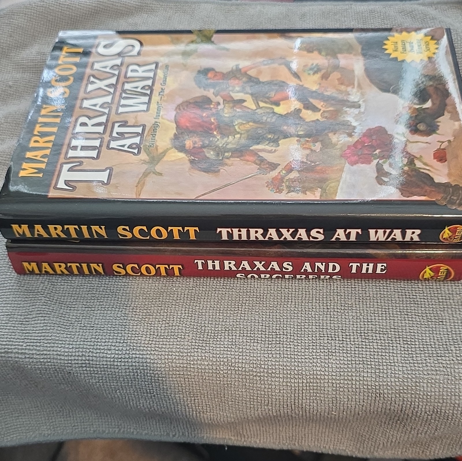 Thraxas at War Martin Scott Hardcover Baen Books 2006 Fantasy Fiction