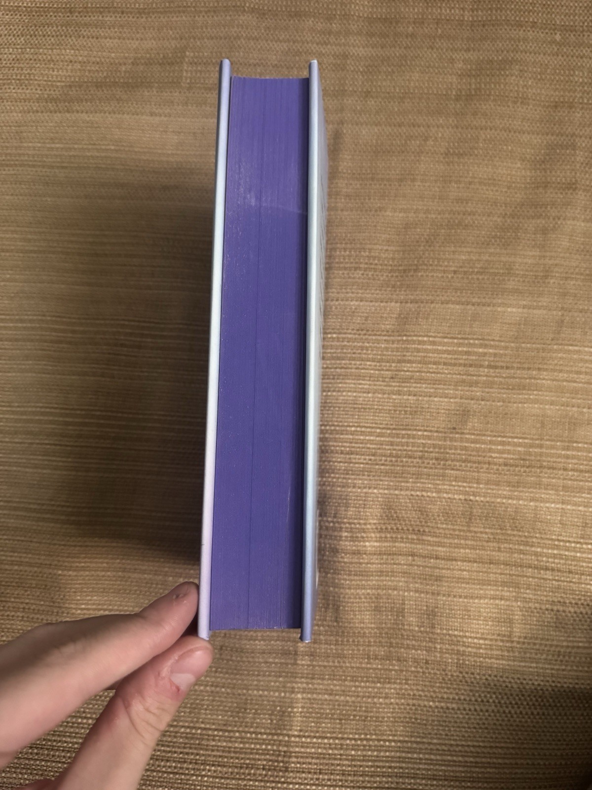 The Glass Girl by Kathleen Glasgow Hardcover Book W/ Sprayed Foredge IMPERFECT