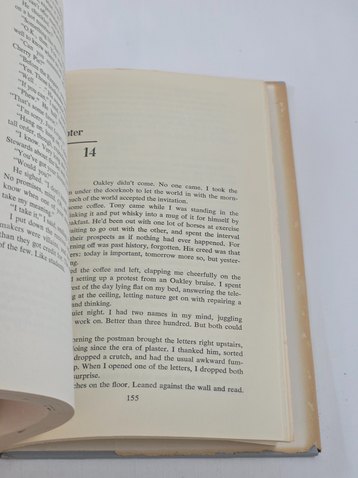 Dick Francis Enquiry 1969 Harper & Row Hardcover Suspense Novel Damaged DJ