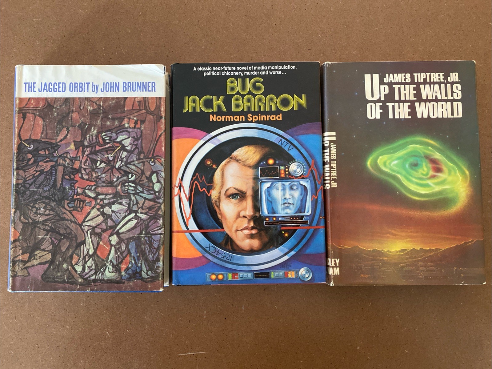 Vintage SF New Wave Hardcover first print BCE Lot – Brunner, Spinrad, Tiptree Jr