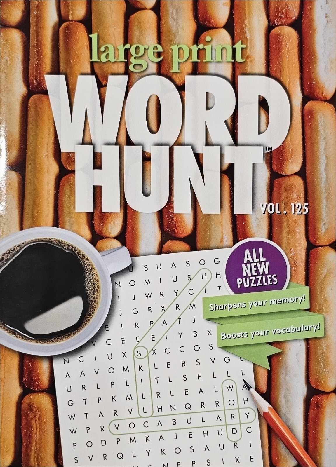 PAPP Large Print Word Hunt Puzzle Books, Largest Selection of Volumes, You Pick!