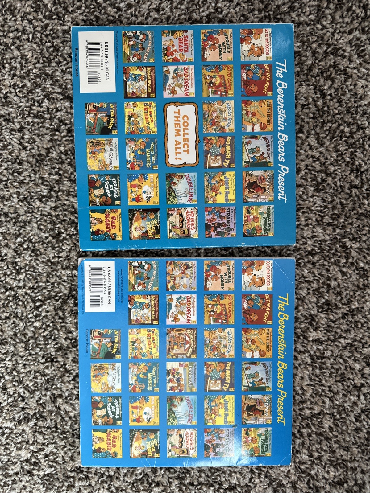 2 Pack Berenstain Bears Books Good Used Condition As Shown