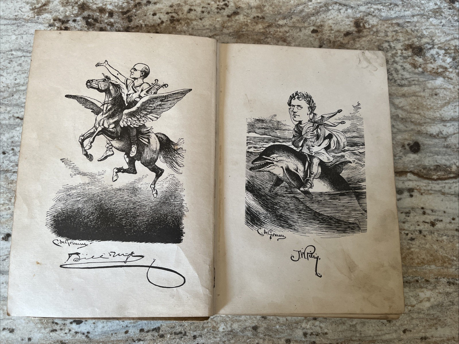 Antique Book Nye & Riley’s Railway Guide 1888 – Edgar Nye & James Whitcomb Riley