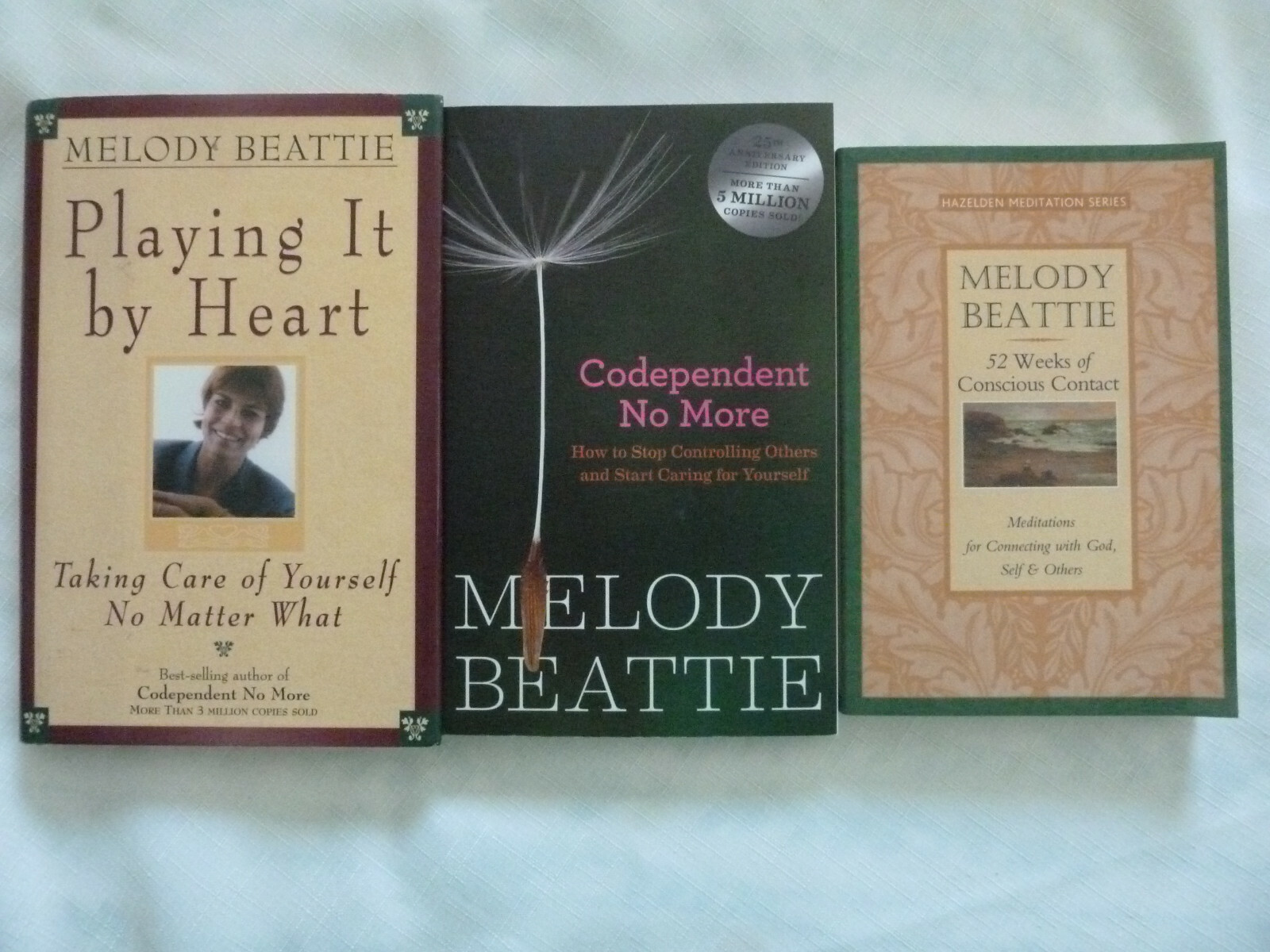 THREE (3) MELODY BEATTIE books