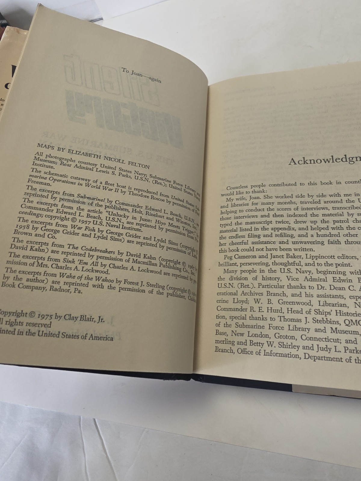 Silent Victory: The U.S. Submarine War Against Japan, Vol. 1