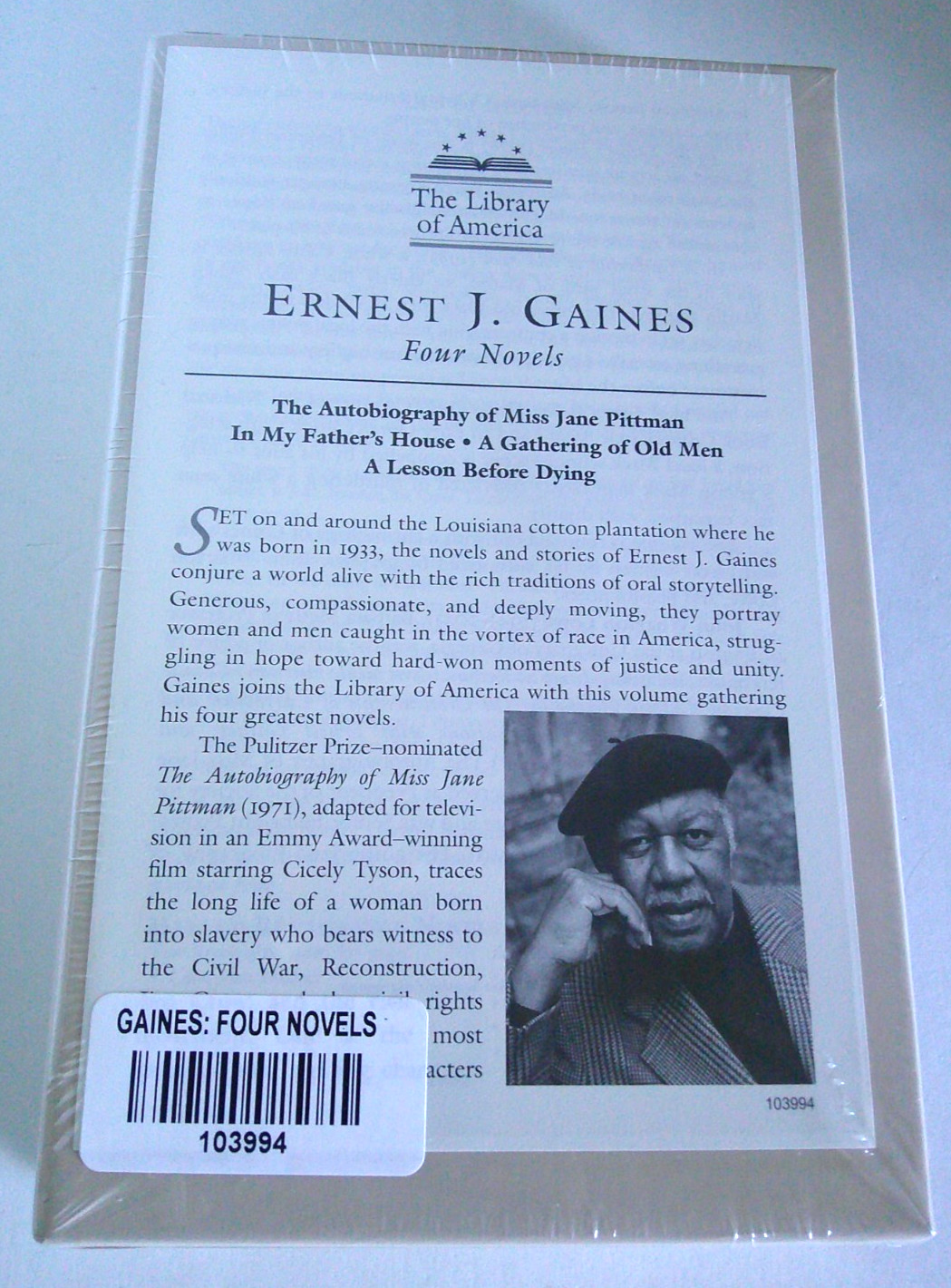 Library of America: Ernest J. Gaines „Four Novels“ – Hard Covered – Slipcase