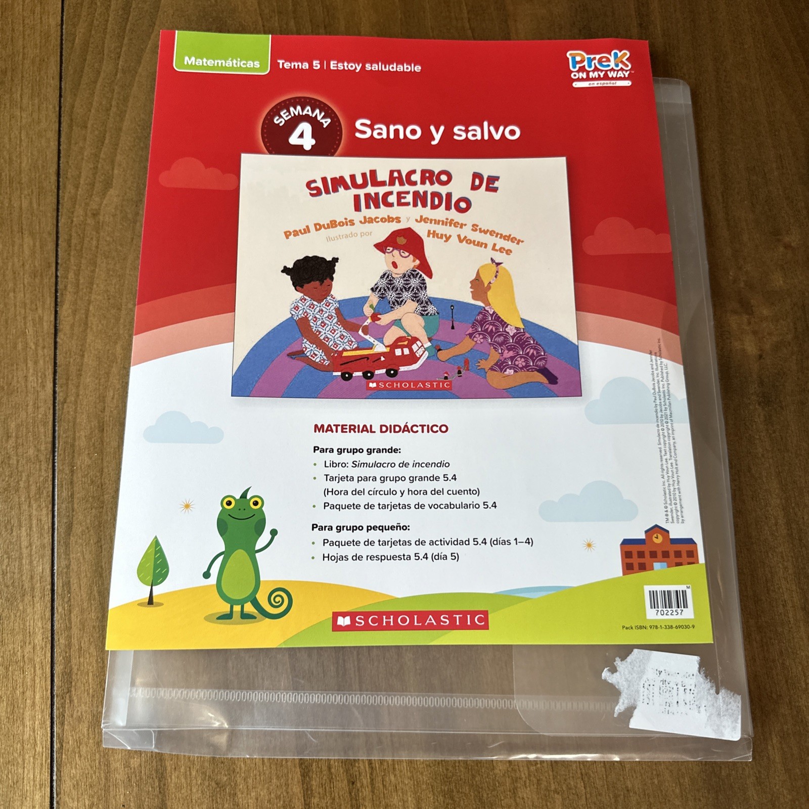 Scholastic Pre K On My Way Espanol Spanish Mathematics Theme 5 Book Set