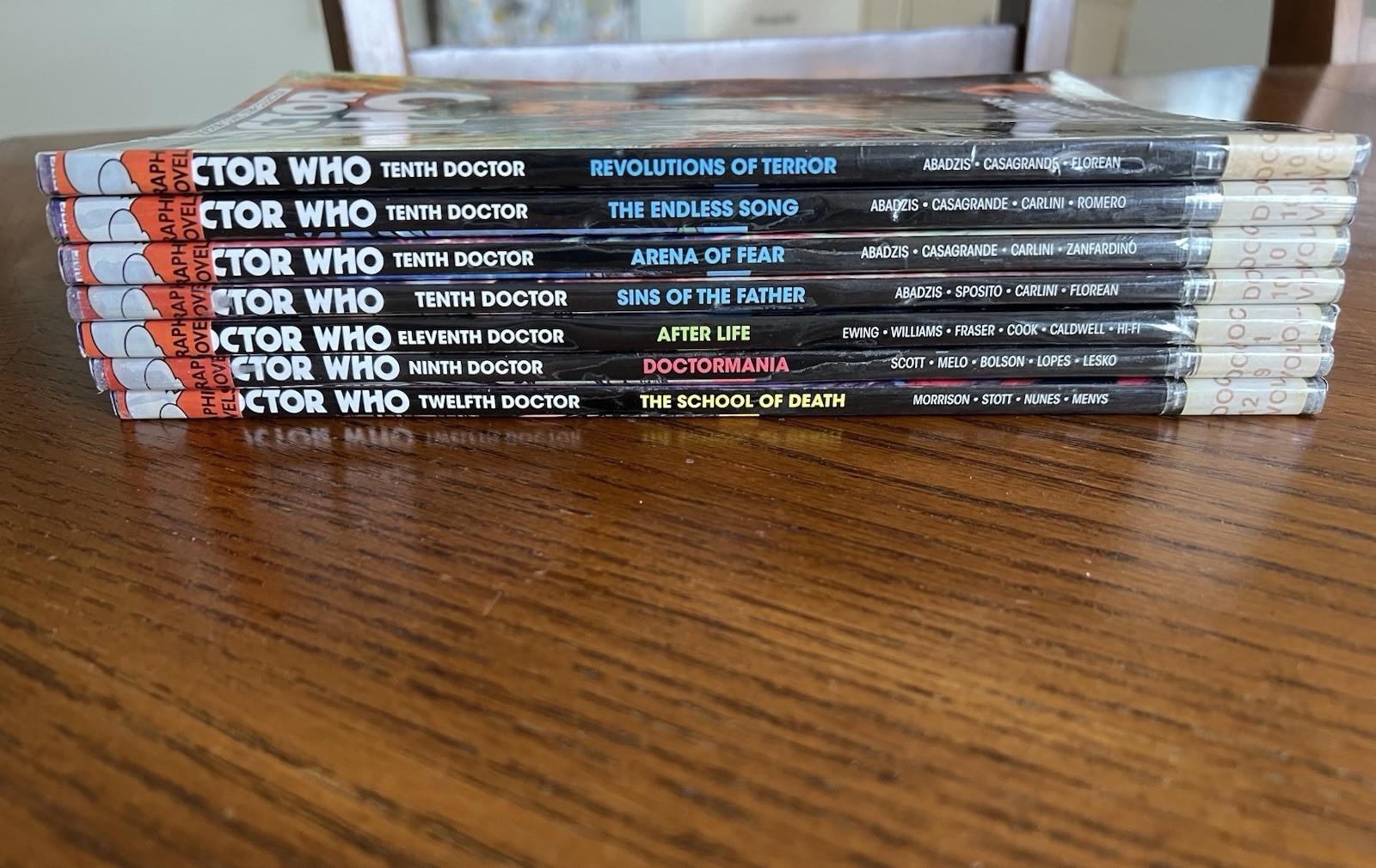 Doctor Who The Tenth, Ninth, Twelfth Doctor Titan Comics TPB Lot Of 7 Soft Cover