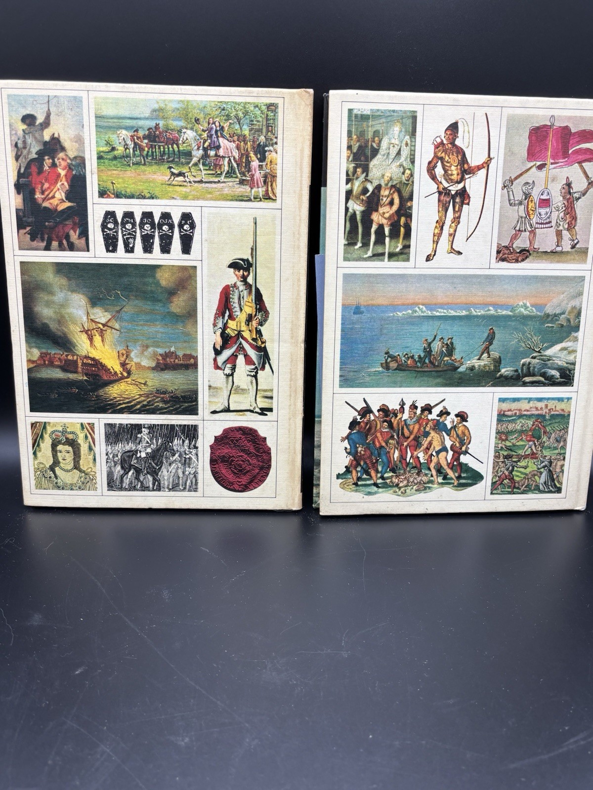 American Heritage Illust History Of The New World Volumes 1 And 2 Colonial Amer