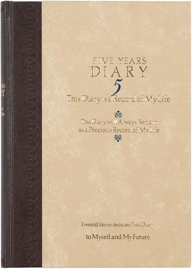 Heavy Bound 5- Diary with 366 Pages – Elegant Journal for Personal Growth