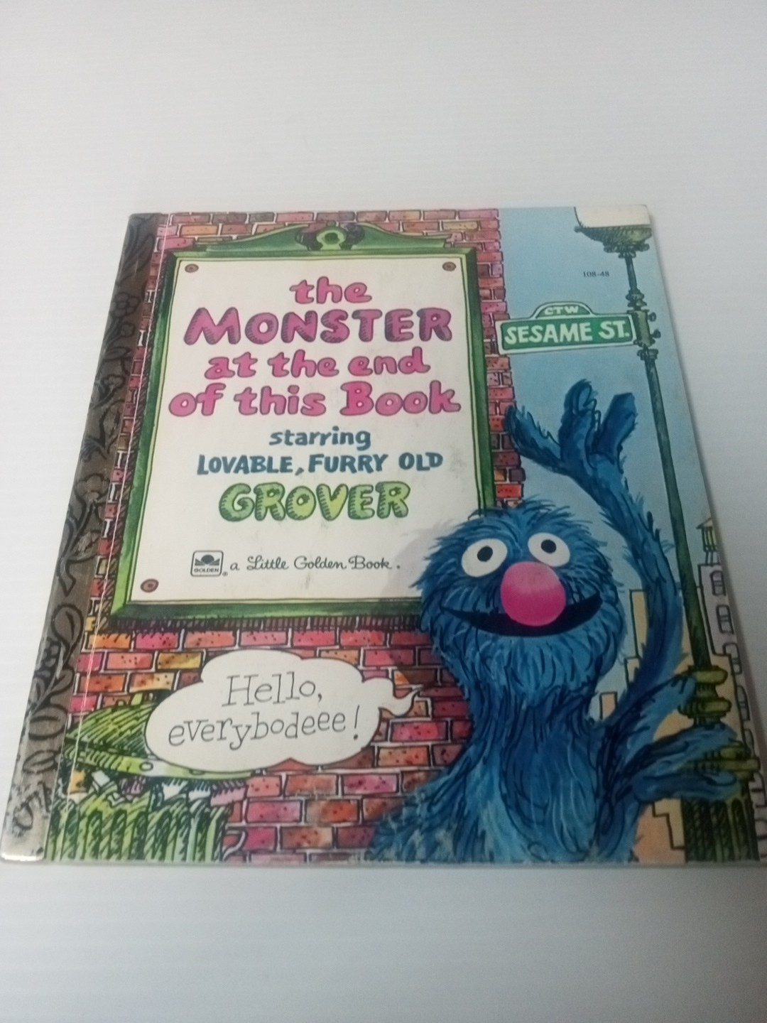 The Monster at the End of This Book Sesame Street Little Golden Book Grover 1978