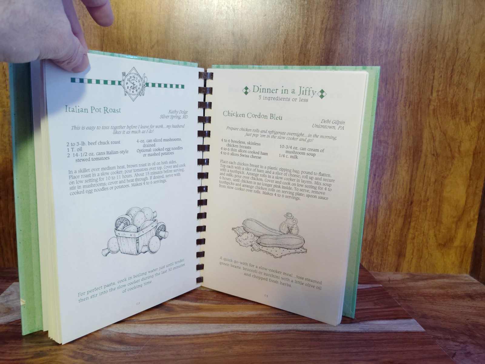Gooseberry Patch Slow-Cooker Recipes Cookbook Spiral Hardcover Homestyle Meals