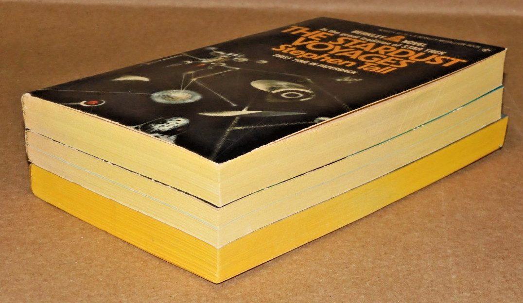 3 STEPHEN TALL Space Opera Sci-Fi 1970s VGC/NM PBs THE STARDUST VOYAGES ++!