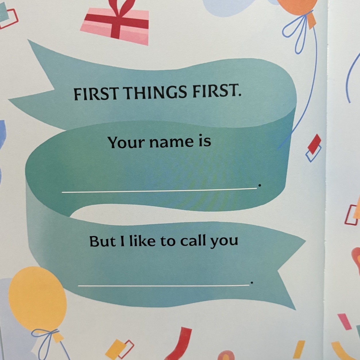 A Book About Dad With Words and Pictures Stickers Father’s Day Gift NEW