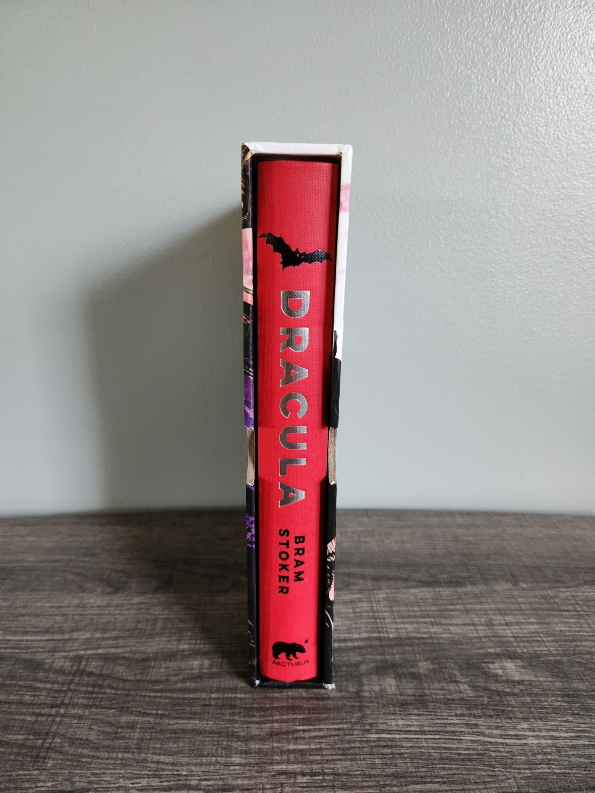 Dracula Bram Stoker Arcturus Hardcover Red Cloth Silver Foil Slipcase Gothic Art