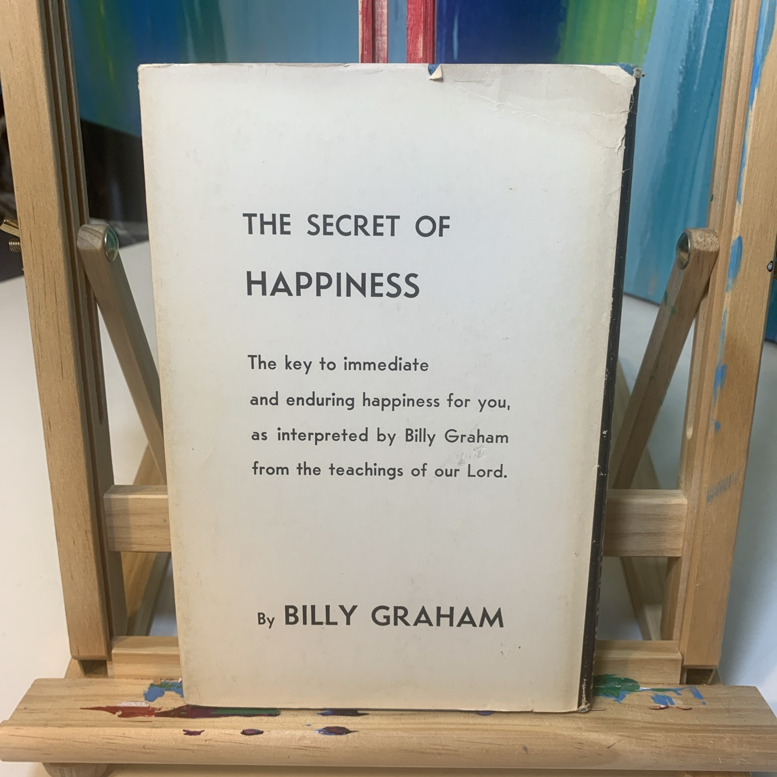 Billy Graham 1955 Secret Of Happiness – Signed