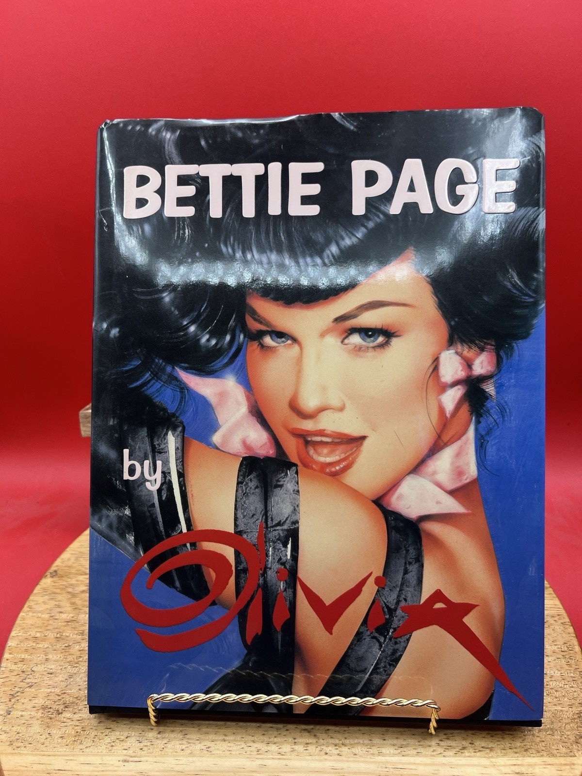 Bettie Page by Olivia 1st Edition Hardcover Art Book Olivia De Berardinis