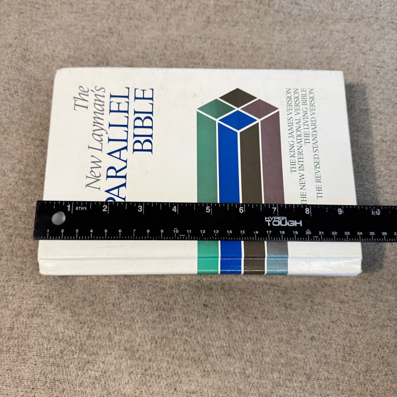 The New Layman’s Parallel Bible Zondervan Hardcover Vintage KJV NIV TLB RSV