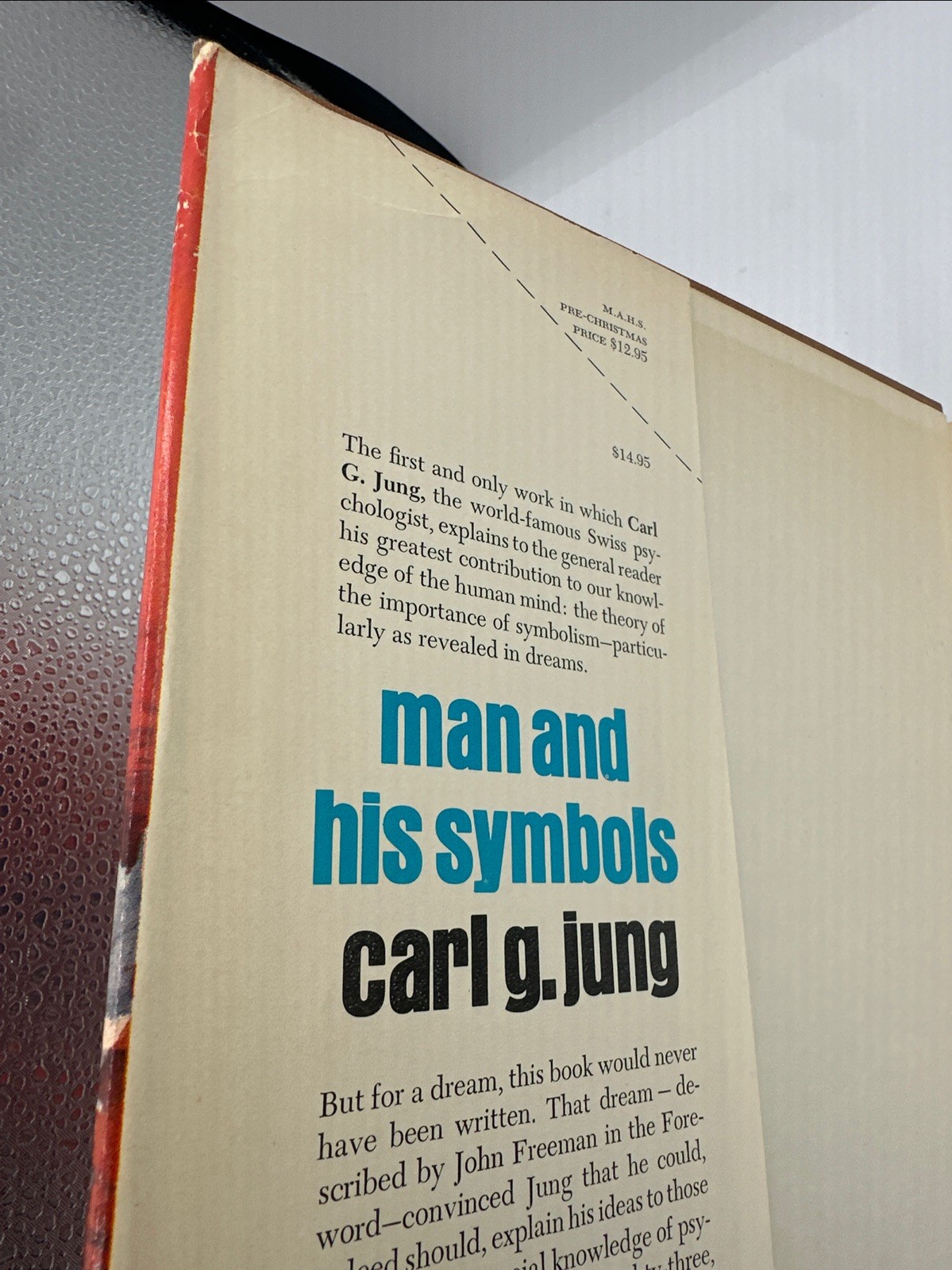 Man And His Symbols Carl G Jung Hardcover 1964 Review Copy Foldout Included HC D