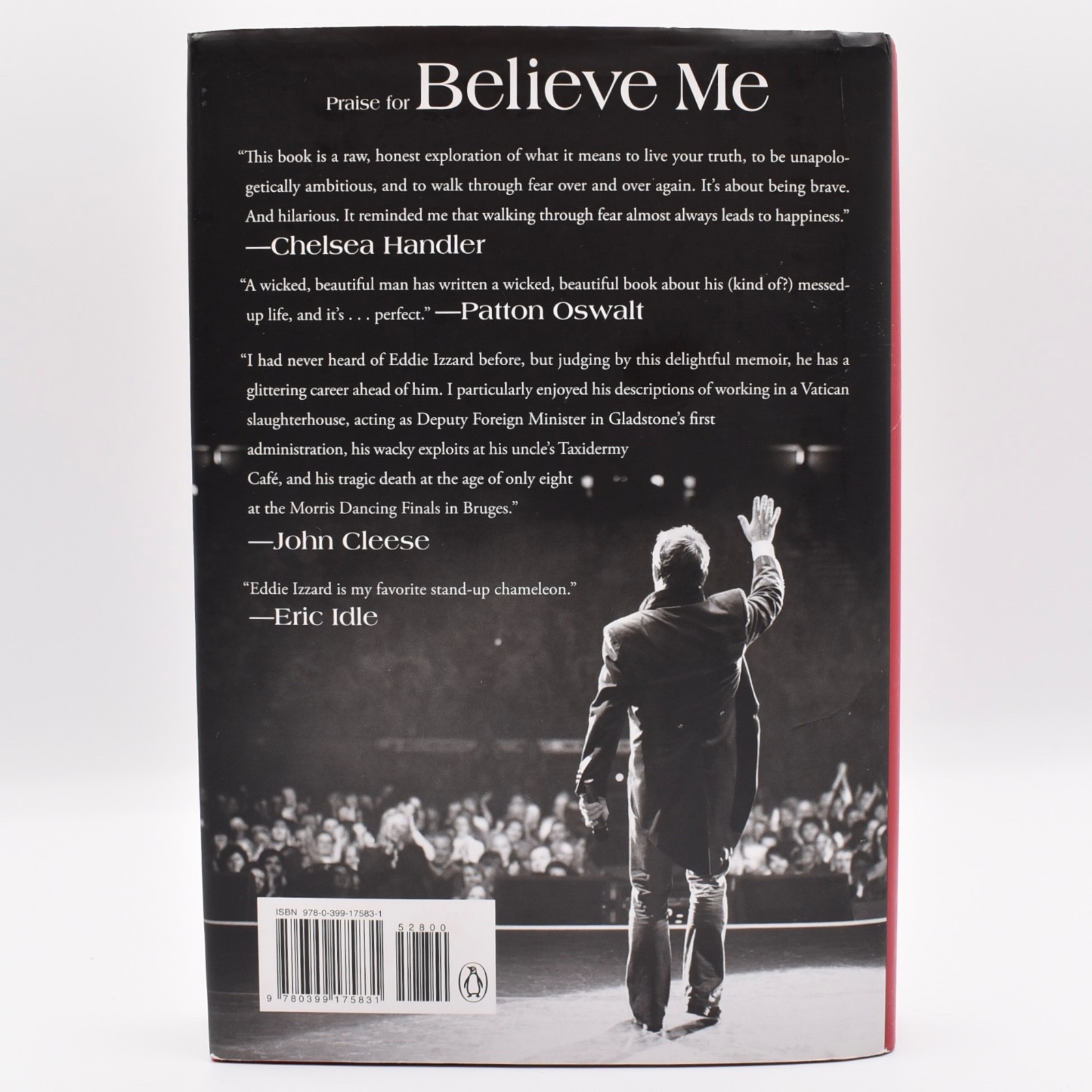 Believe Me by Eddie Izzard 2017 HC/DJ SIGNED by Author