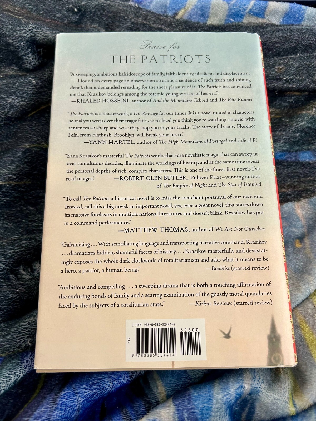 THE PATRIOTS SANA KRASIKOV HARDCOVER BRAND NEW ***FREE SHIPPING***