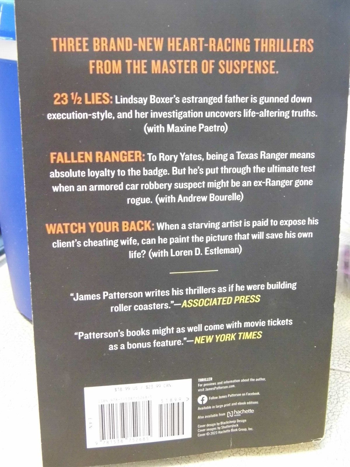 23 1/2 Lies by James Patterson (Paperback, 2023) Great Condition