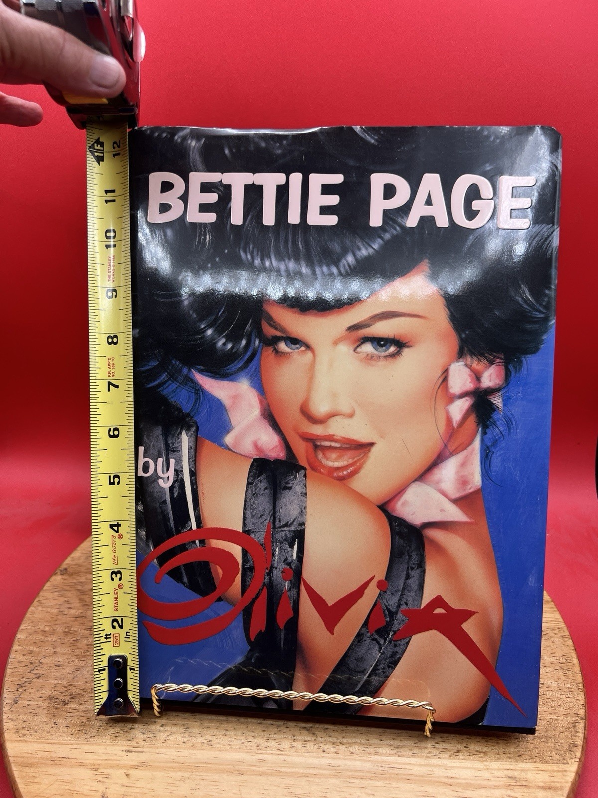 Bettie Page by Olivia 1st Edition Hardcover Art Book Olivia De Berardinis