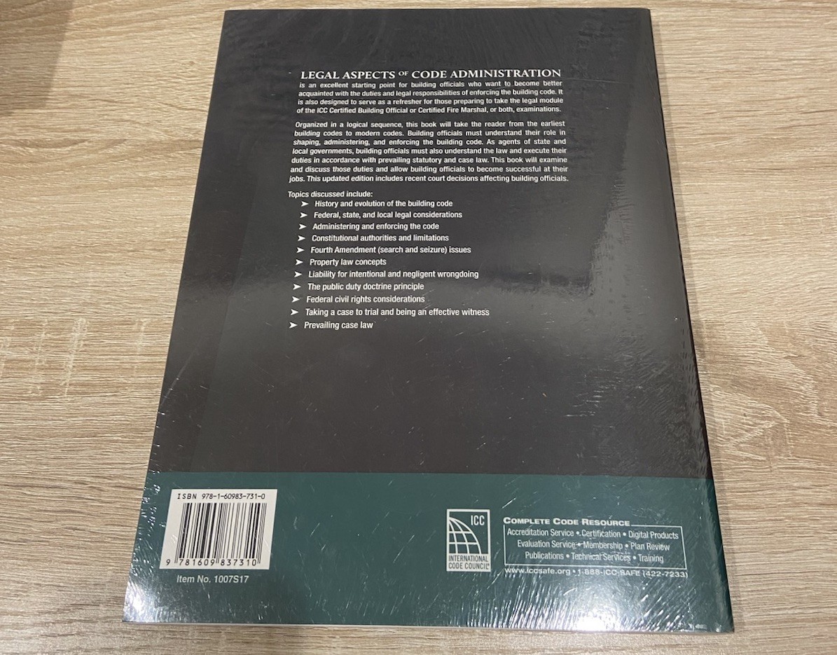 Legal Aspects of Code Administration, 2017 Edition