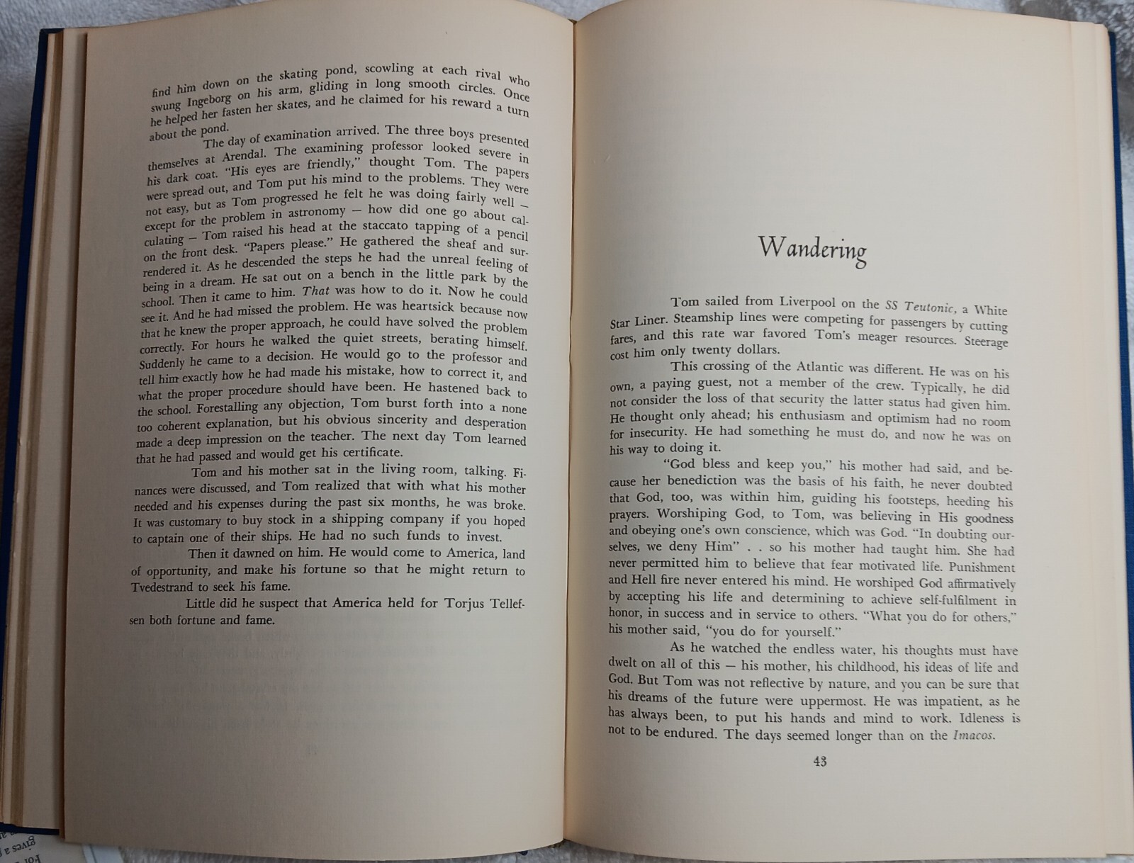 Tom Tellepsen: Builder & Believer • Andrea Flynn (Signed • 1st Ed. • 1956)