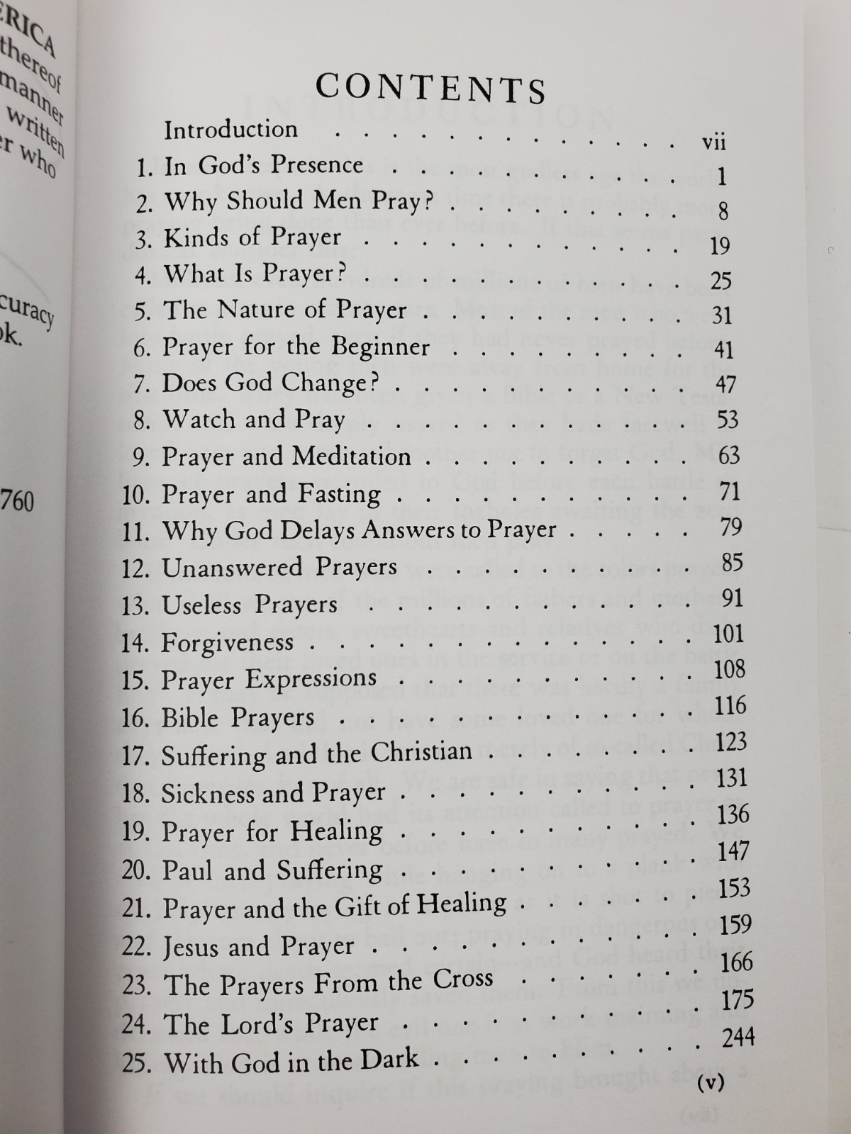 Prayer by M.L. Andreasen Teach Services Vintage