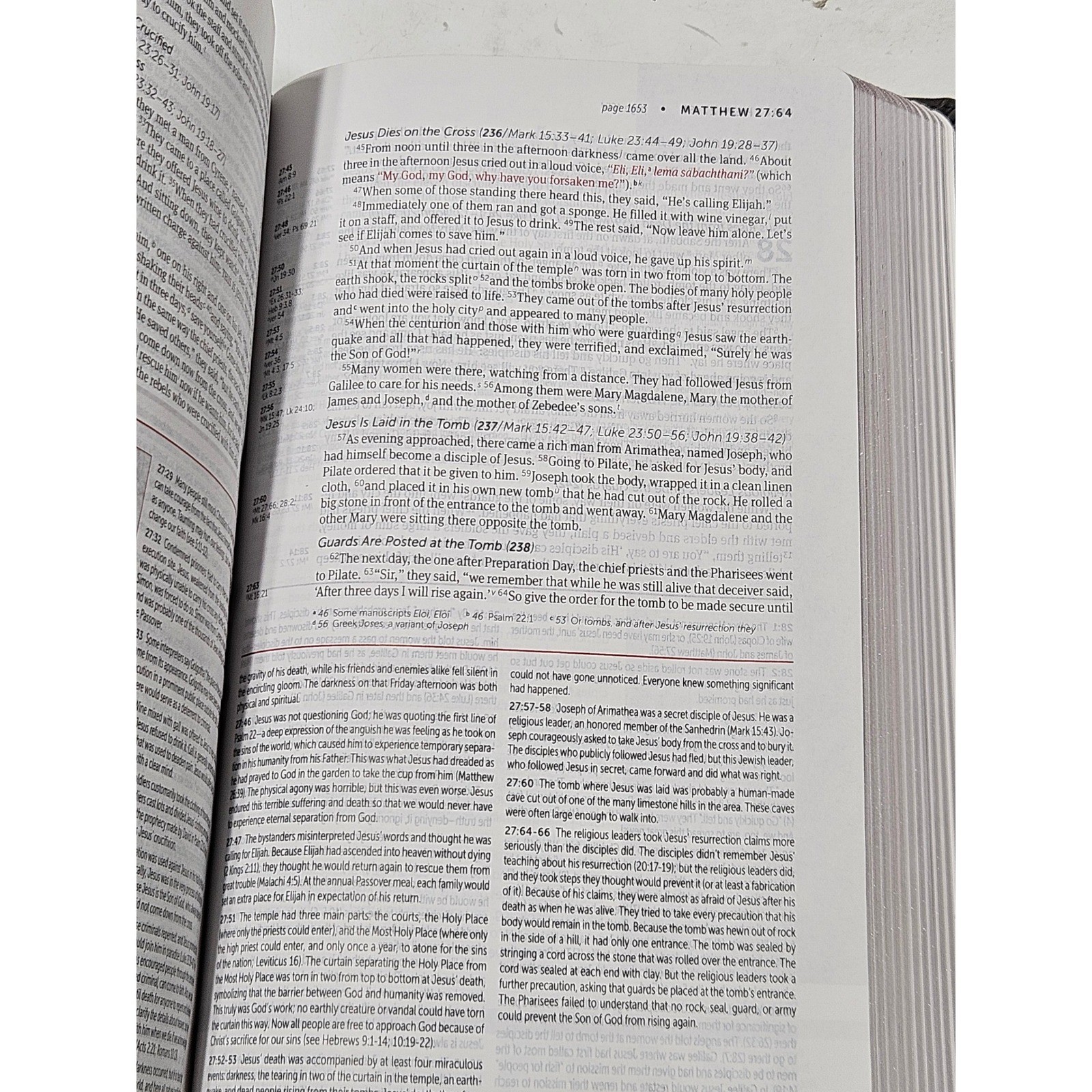 NIV Life Application Study Bible Zondervan Leathersoft Two-Tone Gray Teal