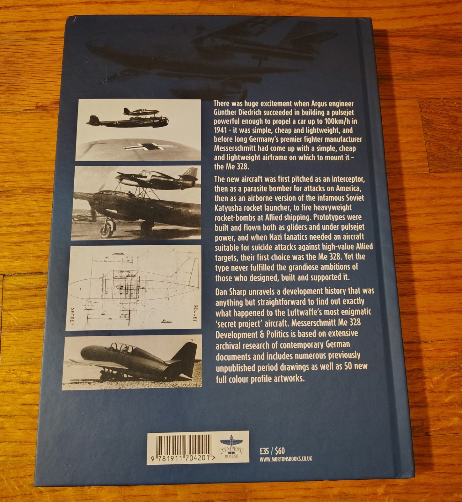 Messerschmitt Me 328 Development and Politics Dan Sharp HB VG Cond