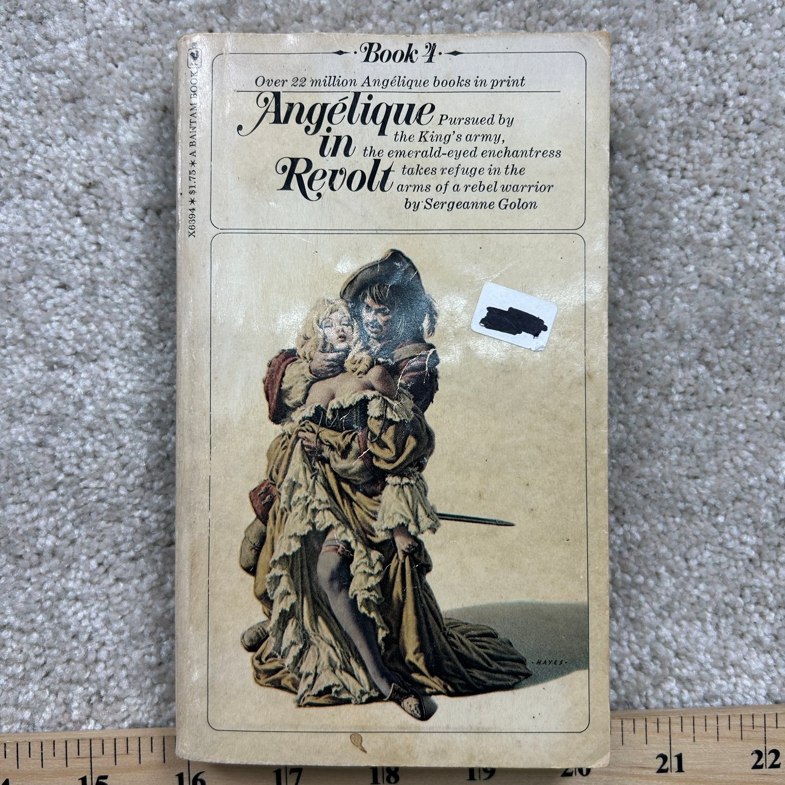 Angélique in Revolt Golon 1976 11th Printing Historical Novel Bantam