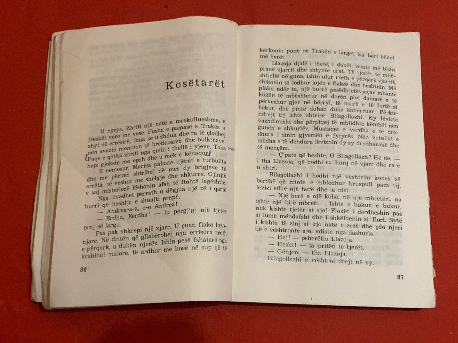 OLD ALBANIAN BOOK-TREGIME E NOVELA-ELIN PELIN-ALBANIAN LANGUAGE-366 pages