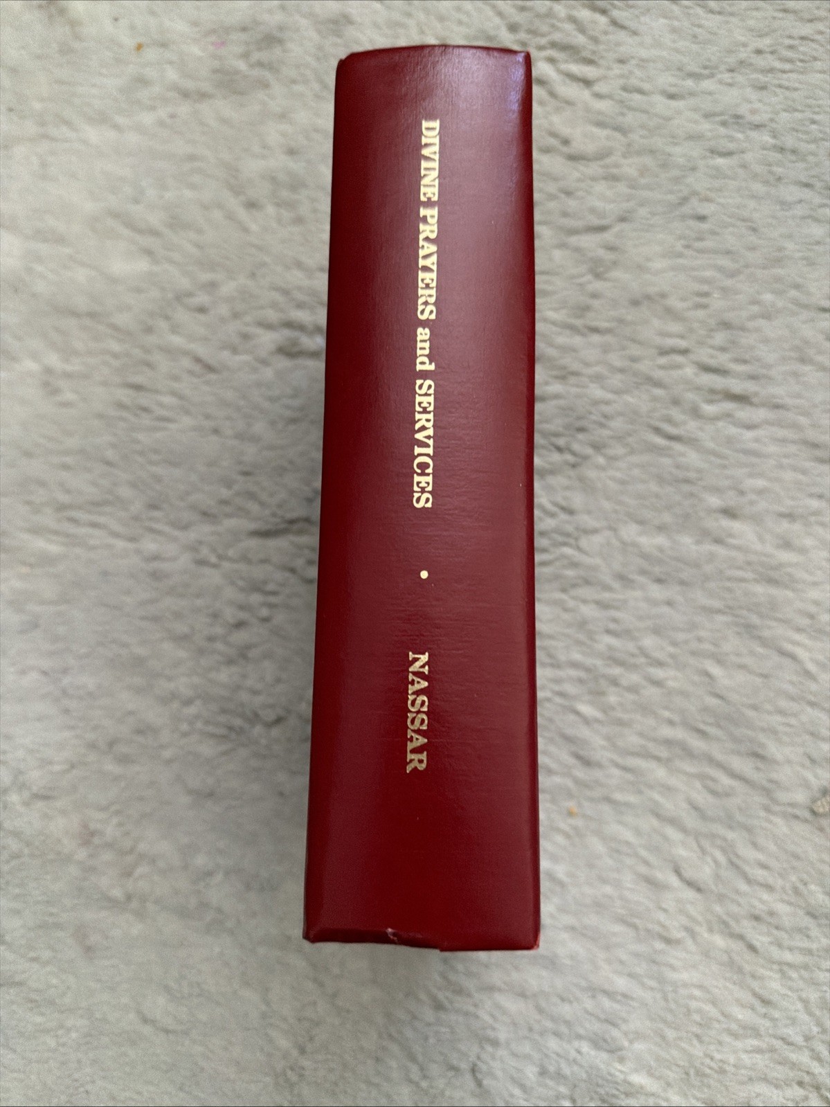 DIVINE PRAYERS & SERVICES Catholic Orthodox Church of Christ Nassar New 1993 HC