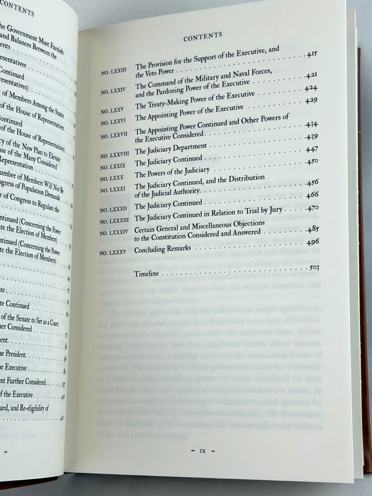 THE FEDERALIST PAPERS Alexander Hamilton James Madison Soft Faux Leather NEW