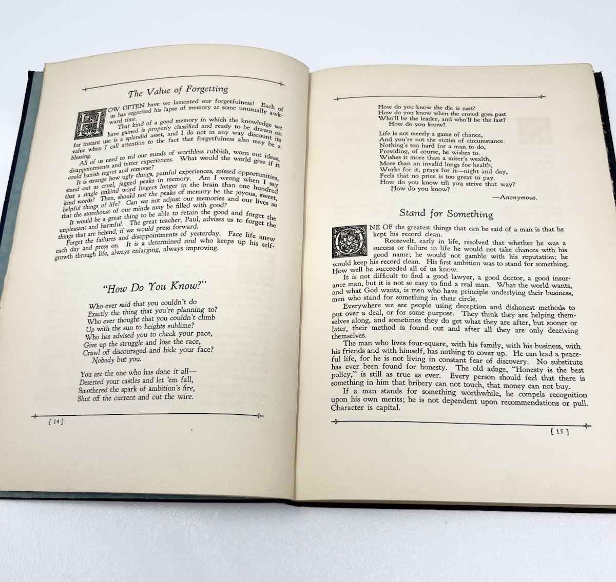Vintage 1930s Essays Inspirational Writing Reflection Religion Self-Help Book