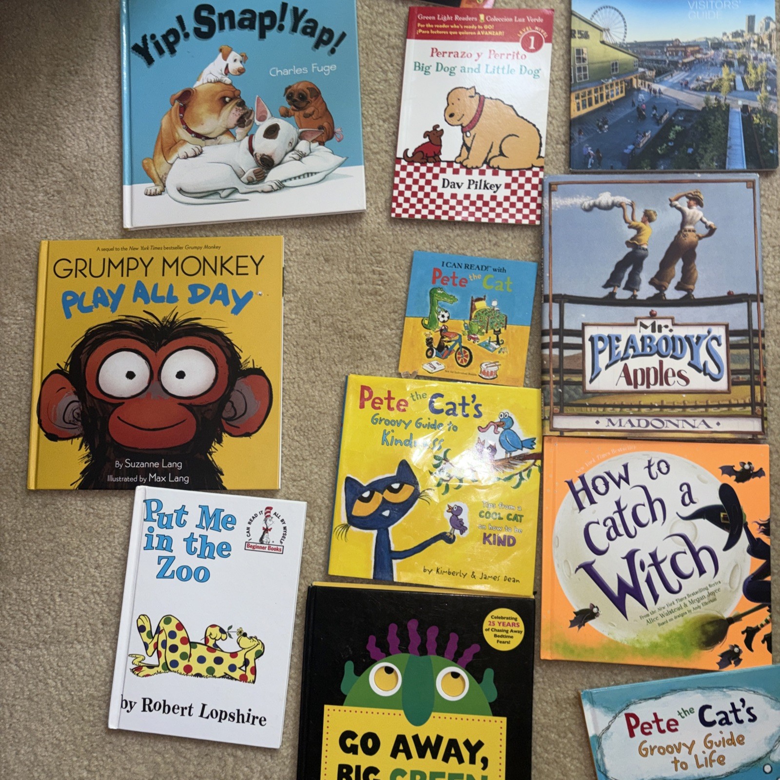 Lot of 30 Toddler Pete The Cat Kindergarten Marvel Books Miscellaneous
