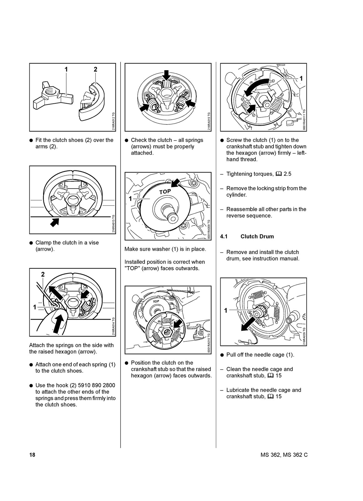 STIHL MS 362 MS 362 C Chainsaw Service Manual 2010 – WIRE BOUND – TOUGH COVERS