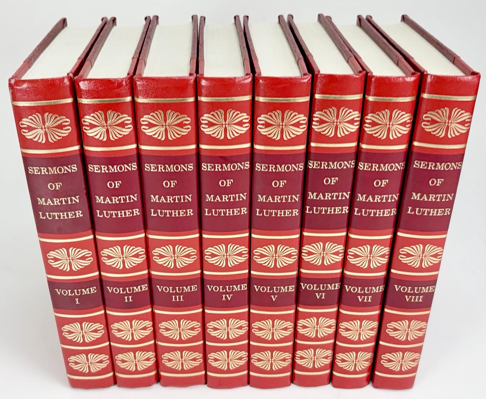Sermons of Martin Luther Complete 8 Volume Set Baker Book House – 1983 Printing