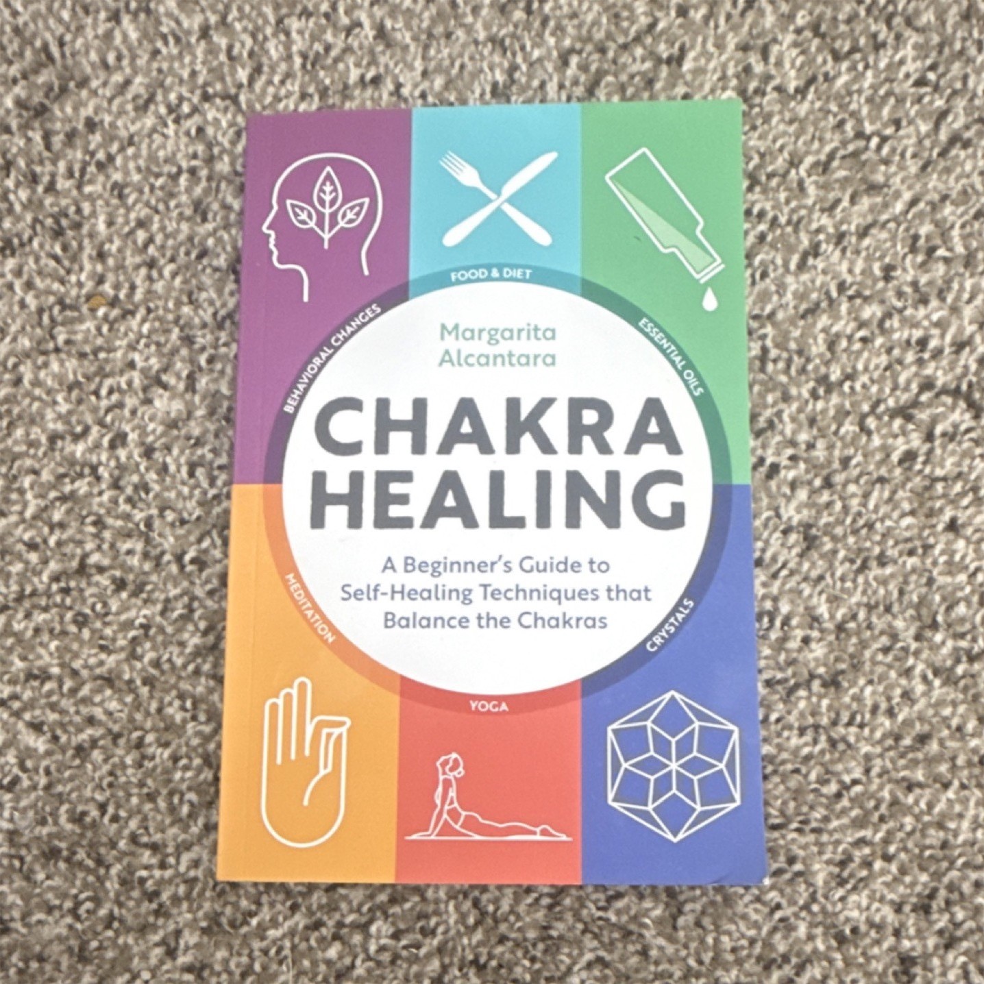 Chakra Healing by Margarita Alcantara Paperback Body Mind Spirit Guide Book
